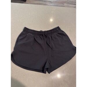 Rebel‎ Sky Womens Black Athletic Lounge Shorts Drawstring xl